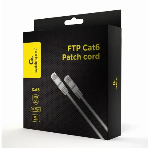 Патч-корд Cablexpert PPB6-5M, Cat6 FTP , 5м, Белый