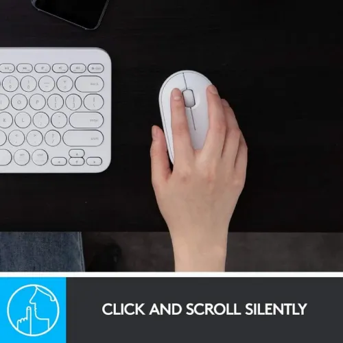 Беcпроводная мышь Logitech M350, Белый