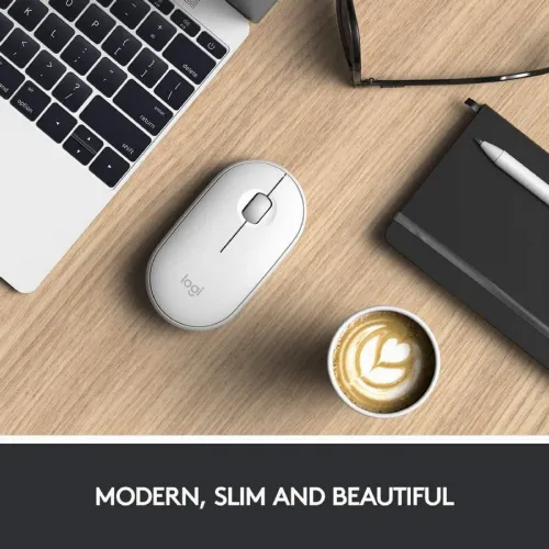 Беcпроводная мышь Logitech M350, Белый