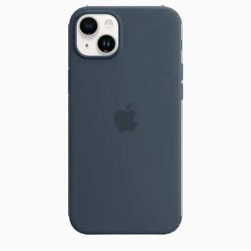 Original iPhone 14 Plus Silicone Case with MagSafe - Storm Blue, Model A2911