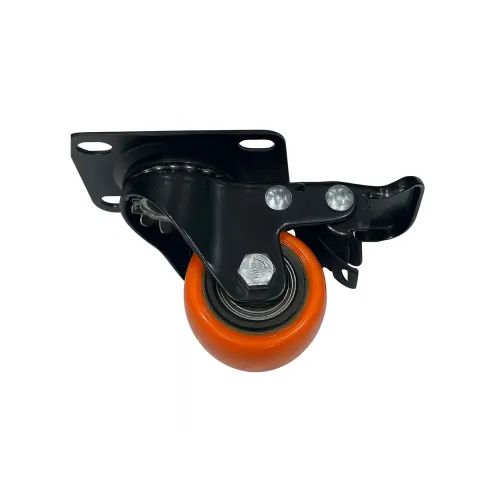Roata pivotanta TECHNOWORKER 1.5 inch cu frana
