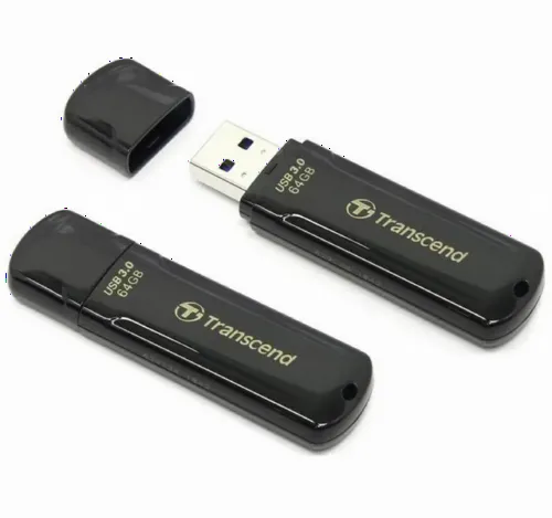 Memorie USB Transcend JetFlash 700, 64GB, Negru