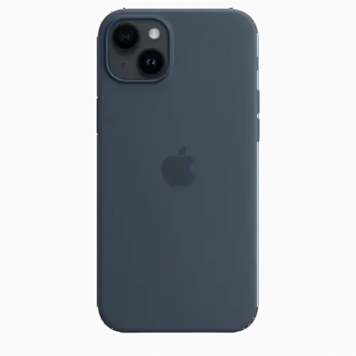 Original iPhone 14 Plus Silicone Case with MagSafe - Storm Blue, Model A2911