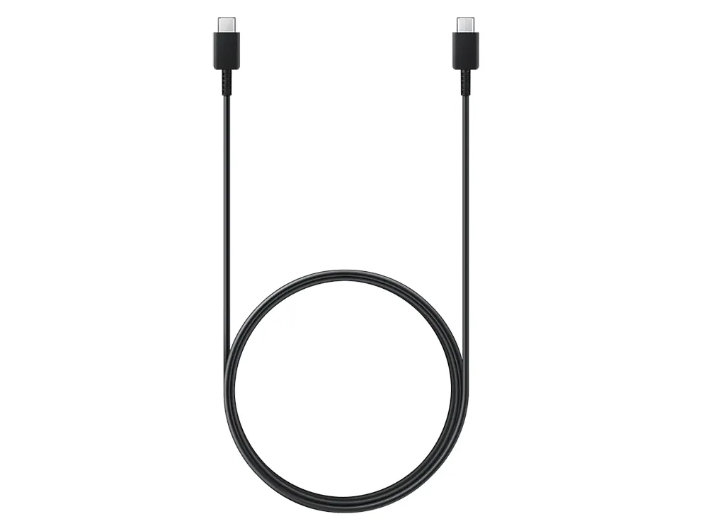 Кабель для зарядки и синхронизации Samsung USB-C to USB-C Cable 3A, USB Type-C/USB Type-C, 1,8м, Чёрный