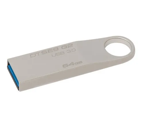 USB Flash накопитель Kingston DataTraveler SE9 G2, 64Гб, Серебристый