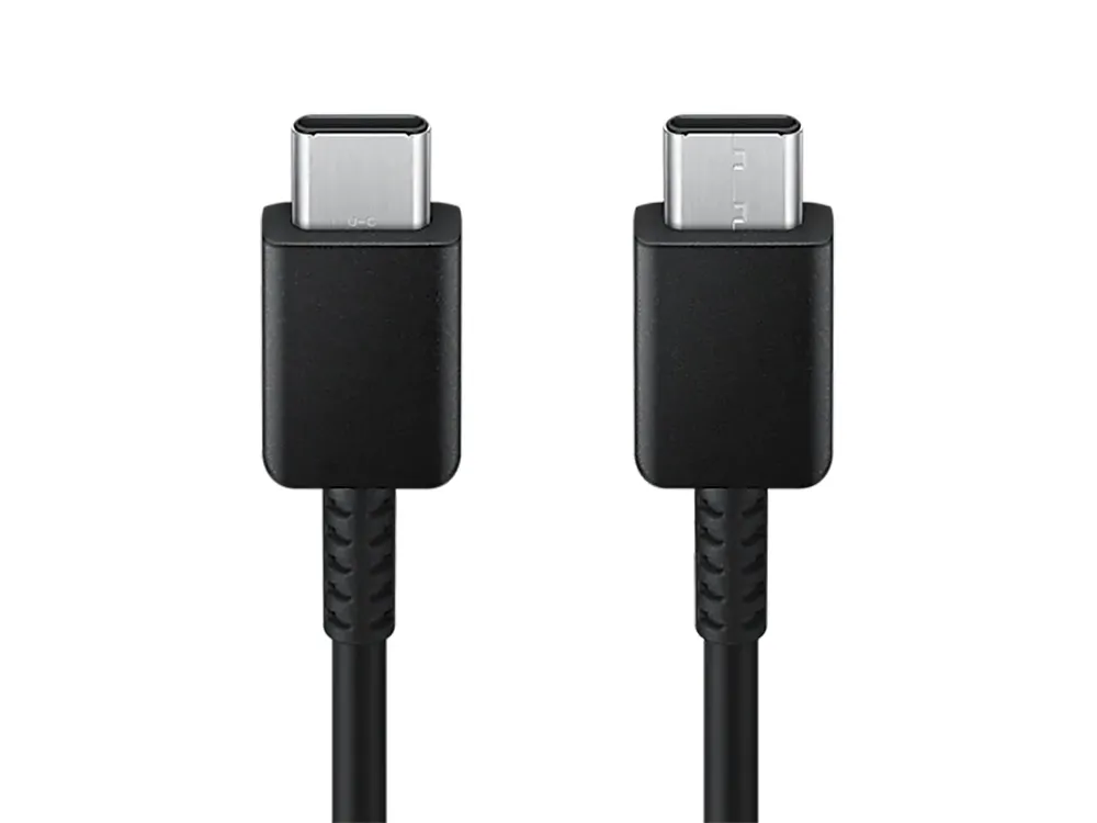 Кабель для зарядки и синхронизации Samsung USB-C to USB-C Cable 3A, USB Type-C/USB Type-C, 1,8м, Чёрный