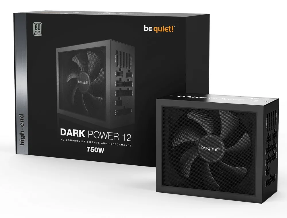 Блок питания для компьютеров be quiet! DARK POWER 12, 750Вт, ATX, Полностью модульный