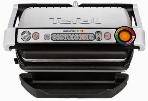 Grătar electric Tefal OptiGrill, 2000W, Argintiu