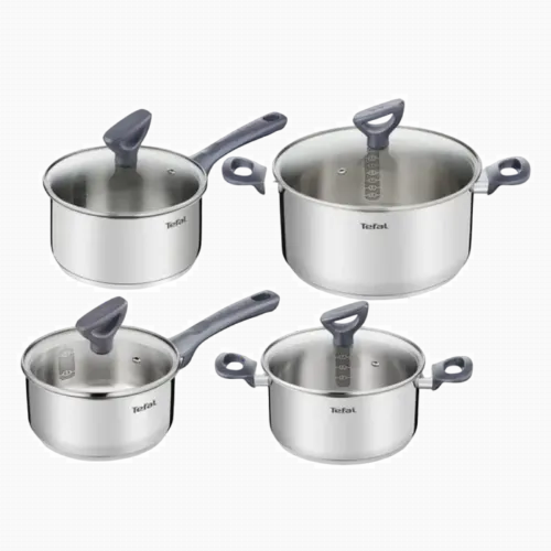 Set de vase Tefal G712S855, Oțel inoxidabil