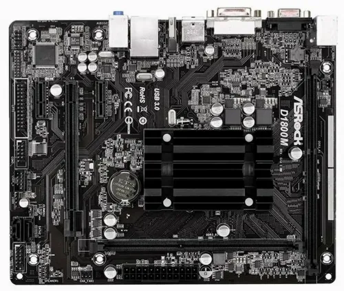 Placă de bază ASRock D1800M, Intel J1800, Micro-ATX