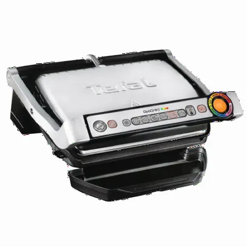 Grătar electric Tefal OptiGrill, 2000W, Argintiu