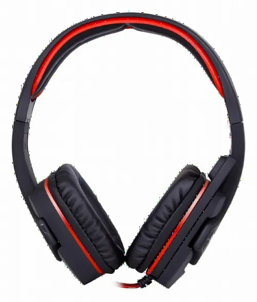 Căști gaming SVEN AP-G855MV, Cu fir, Negru/Roșu