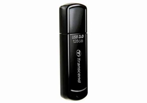 USB Flash накопитель Transcend JetFlash 700, 128Гб, Чёрный