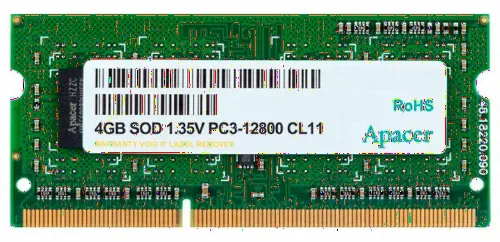 Memorie RAM Apacer AS04GFA60CATBGJ, DDR3 SDRAM, 1600 MHz, 4GB, AS04GFA60CATBGJ