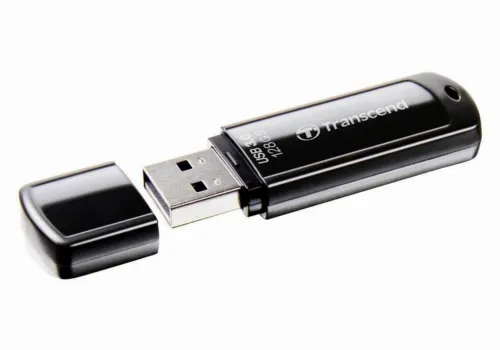 USB Flash накопитель Transcend JetFlash 700, 128Гб, Чёрный
