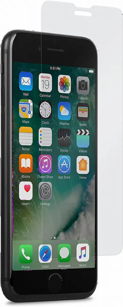 Folie de protecție Moshi AirFoil Glass - iPhone 8/7/SE 2020, Transparent