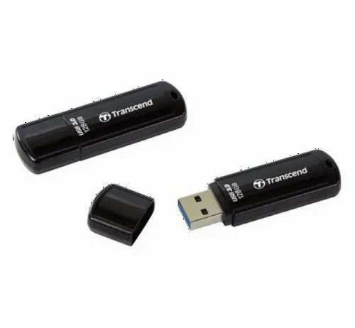 USB Flash накопитель Transcend JetFlash 700, 128Гб, Чёрный