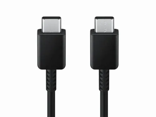 Cablu încărcare și sincronizare Samsung USB-C to USB-C Cable 3A, USB Type-C/USB Type-C, 1,8m, Negru