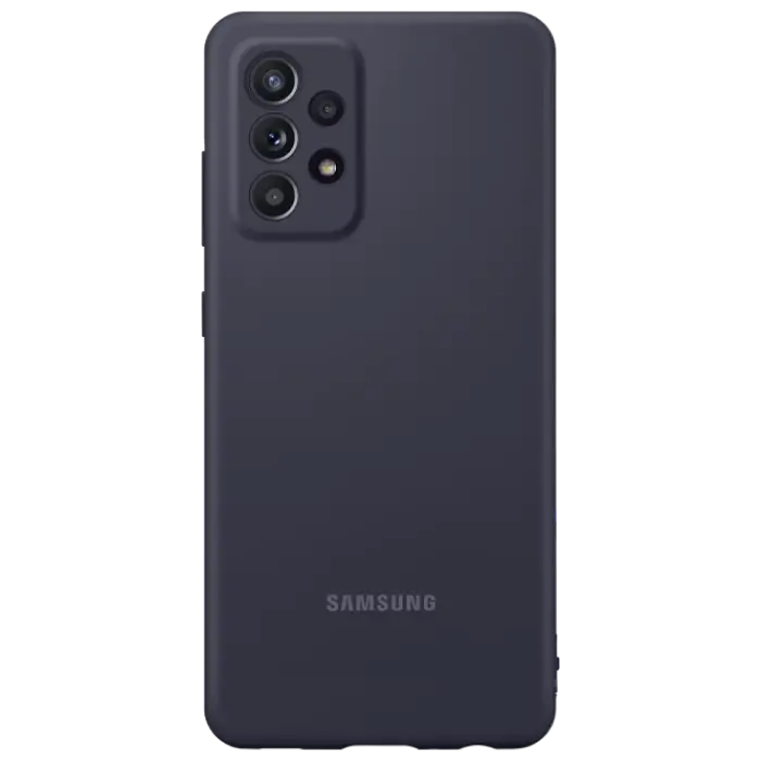 Чехол Samsung Silicone Cover Galaxy A52, Чёрный