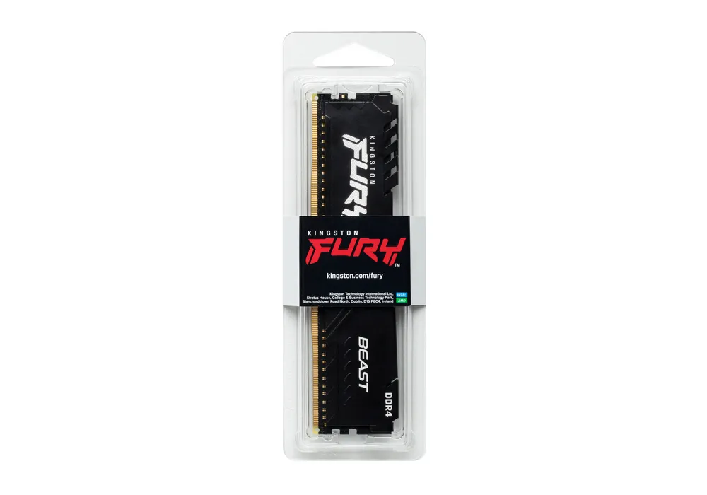 Memorie RAM Kingston FURY Beast, DDR4 SDRAM, 3000 MHz, 16GB, KF430C15BB1/16