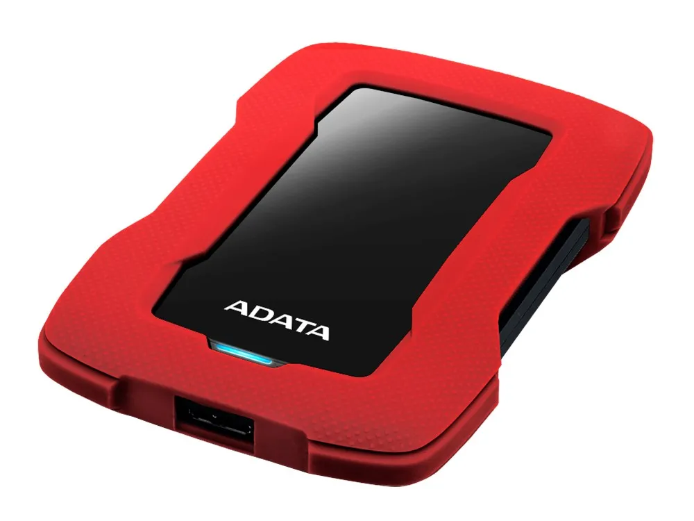 HDD portabil extern ADATA HD330, 2 TB, Roșu (AHD330-2TU31-CRD)