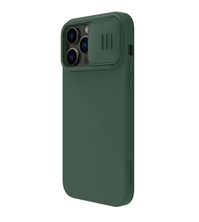 Nillkin Apple iPhone 14 Pro, CamShield Silky Silicone Case, Mist Green