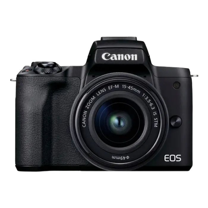 Беззеркальный фотоаппарат Canon EOS M50 Mark II, Black + EF-M 15-45 IS, Чёрный