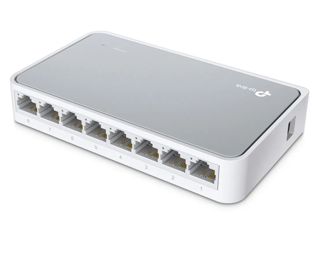 Switch de rețea TP-LINK TL-SF1008D, 8x 10/100 Mbps