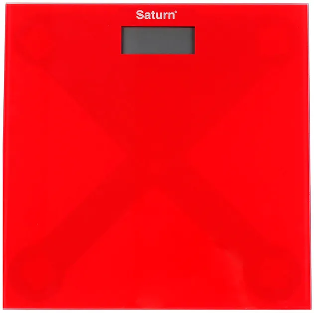 Cântar de podea Saturn ST-PS0294 , Roșu
