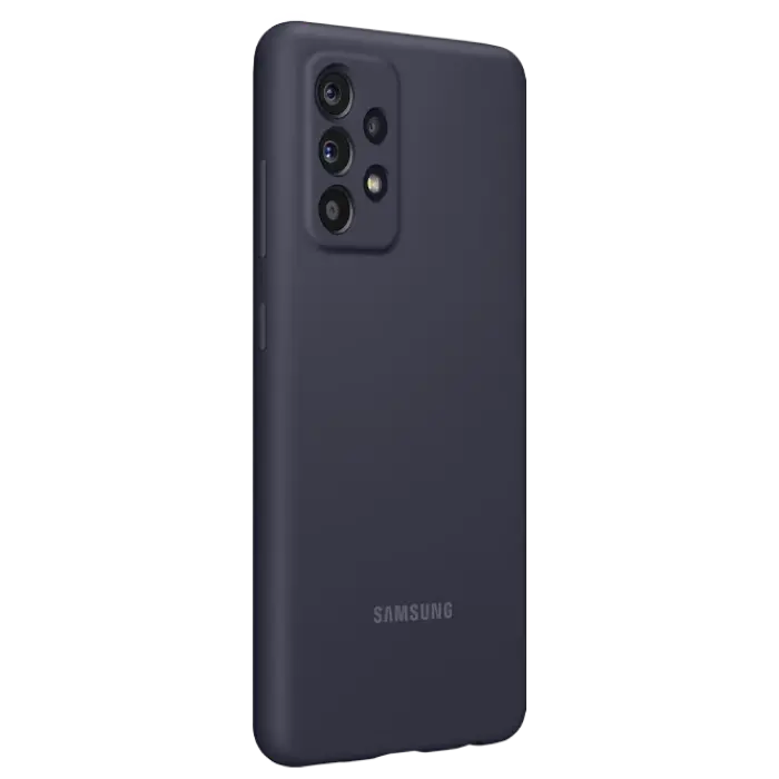 Чехол Samsung Silicone Cover Galaxy A52, Чёрный