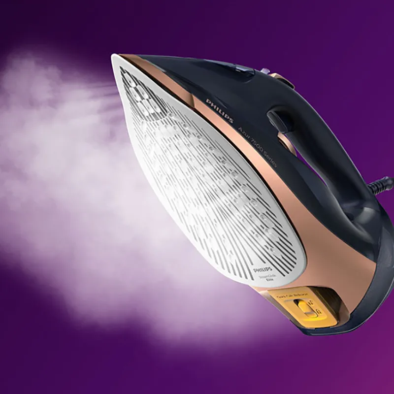 Fier de călcat PHILIPS DST7510/80, 3200W, Albastru Aur