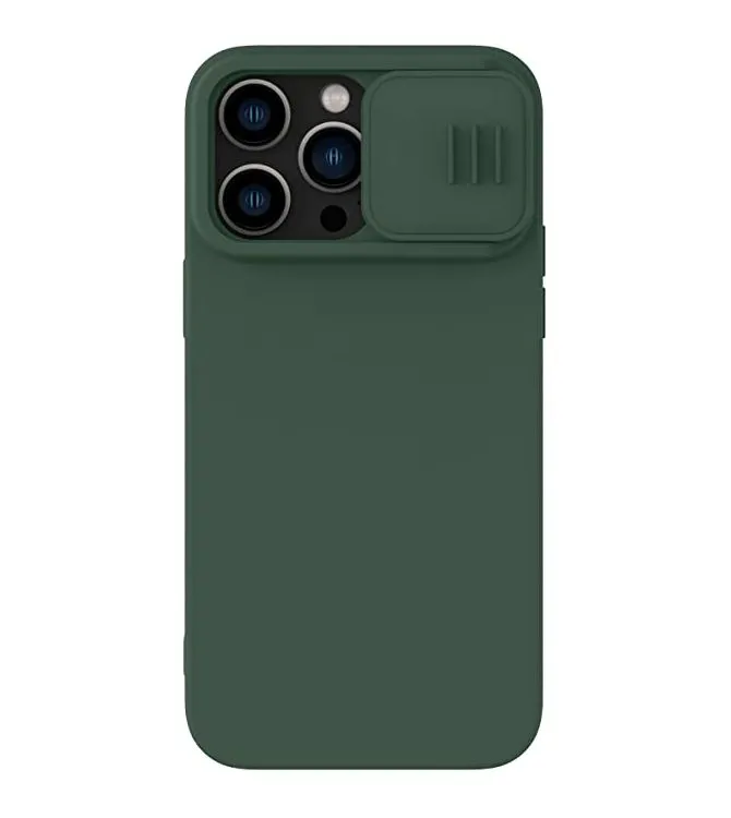 Nillkin Apple iPhone 14 Pro, CamShield Silky Silicone Case, Mist Green