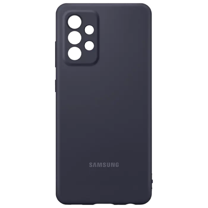 Чехол Samsung Silicone Cover Galaxy A52, Чёрный