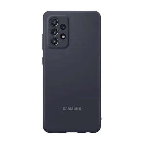 Чехол Samsung Silicone Cover Galaxy A52, Чёрный