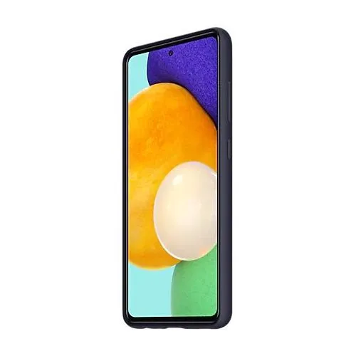 Чехол Samsung Silicone Cover Galaxy A52, Чёрный