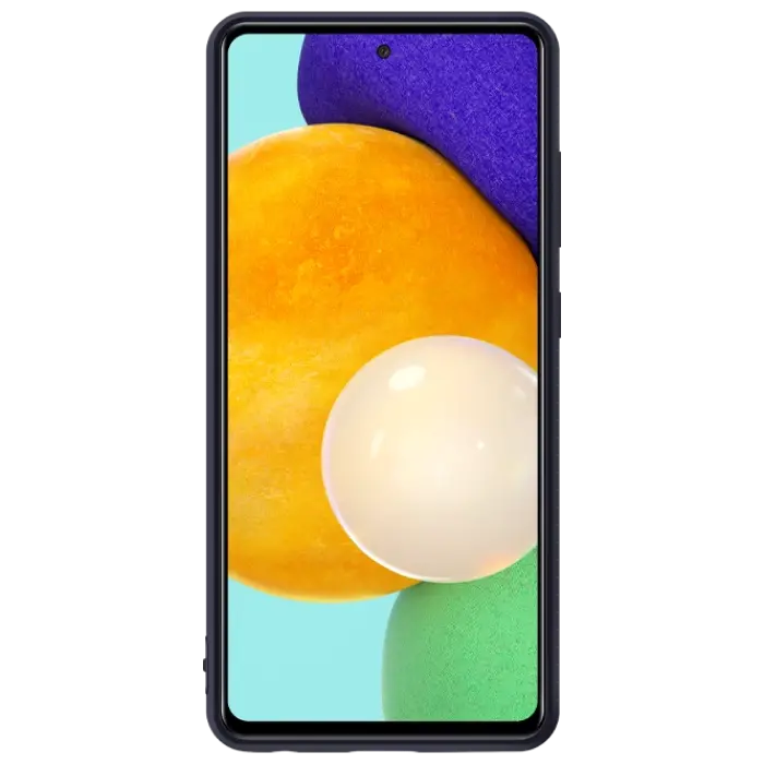 Чехол Samsung Silicone Cover Galaxy A52, Чёрный