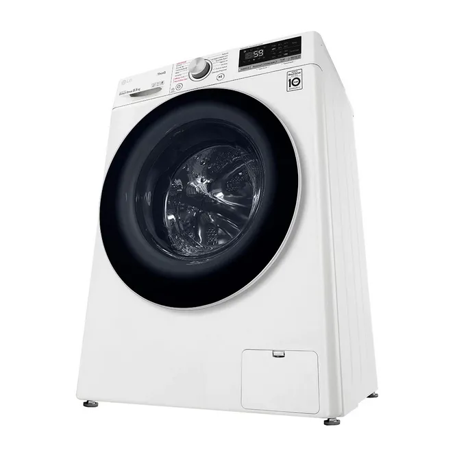 Mașină de spălat LG F2WV5S8S0E, 8,5kg, Alb