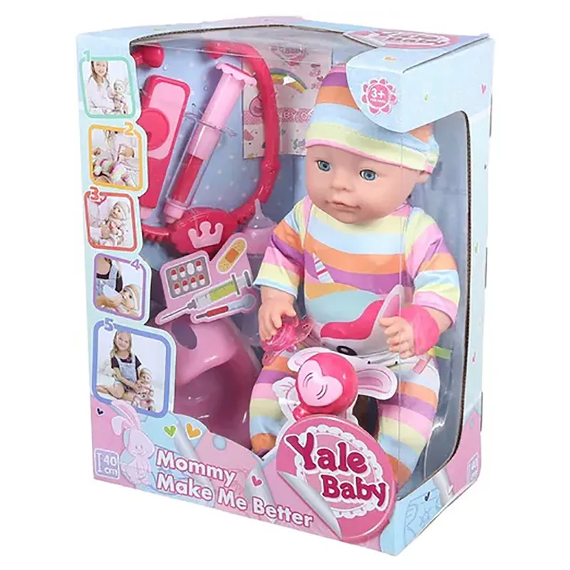Кукла с аксессуарами Yale Baby 40см