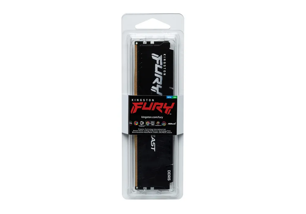 Memorie RAM Kingston FURY Beast, DDR5 SDRAM, 4800 MHz, 16GB, KF556C40BB-16