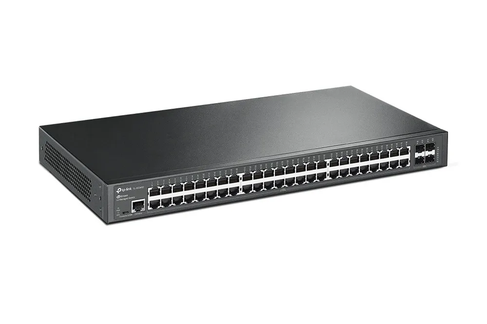 Switch de rețea TP-LINK TL-SG3452, 48x 10/100/1000 Mbps, 4x SFP