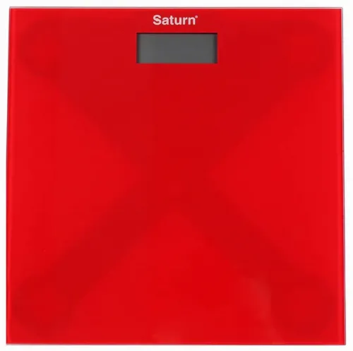 Электронные напольные весы Saturn ST-PS0294 , Красный