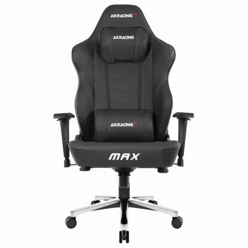 Игровое кресло AKRacing MASTERS Max, Искусственная кожа, Чёрный