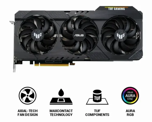 Видеокарта ASUS TUF-RTX3060TI-O8G-V2-GAMING,  8GB GDDR6 256бит