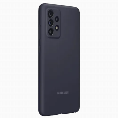 Чехол Samsung Silicone Cover Galaxy A52, Чёрный