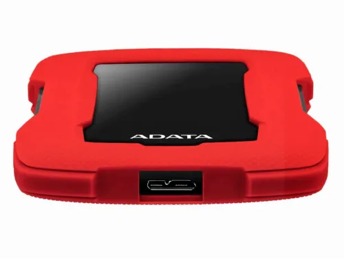 HDD portabil extern ADATA HD330, 2 TB, Roșu (AHD330-2TU31-CRD)