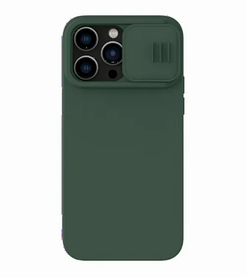 Nillkin Apple iPhone 14 Pro, CamShield Silky Silicone Case, Mist Green