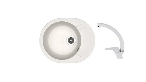 НАБОР мойка Dr Gans Berta 580 + SanDonna F 1069 белый