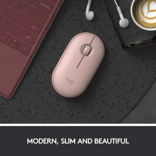 Беcпроводная мышь Logitech M350, Розовый
