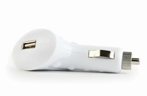 Incărcător de mașină Gembird MP3A-UC-CAR1, 5W, Alb