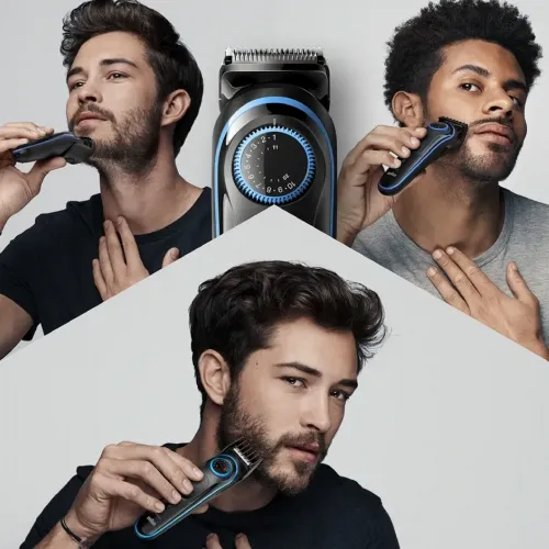 Trimmer pentru bărbați Braun BT5260, Negru | Argintiu